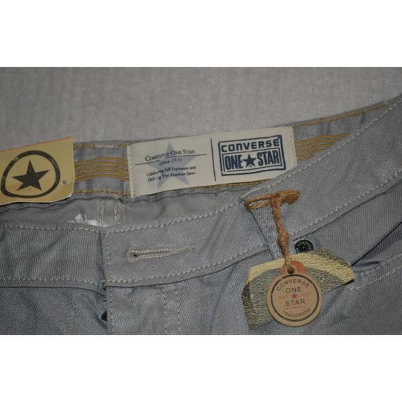 40690 Converse Jeans One Star Straight Fit Waxed Gray Size 10 Womens NEW - Picture 5 of 8